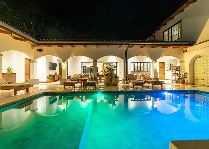 Villa Indigo Coastal -- 2 -- 6br Private -- Pool Jungle Blue Zone Living Playa Guiones